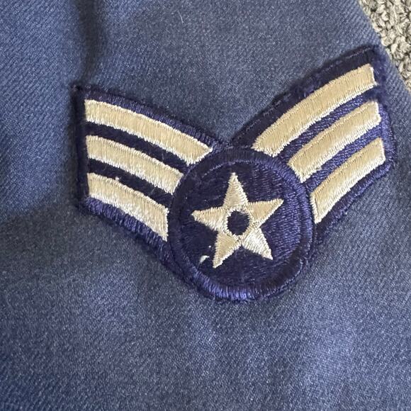 Vintage 1951 USAF Blue Ike Eisenhower UnifoJacket Size 37L 100% Wool Korean War - Picture 7 of 12